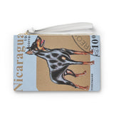Doberman Dog Clutch Bag