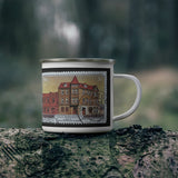 Architecture 1982 Stamp Enamel Mug