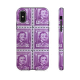 Edgar Allan Poe Stamps Tough Phone Case