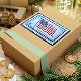 American Flag Stamp Sticker