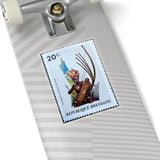 African Instrument Stamp Sticker