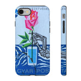 Skeleton Rose Tough Phone Case