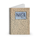 Microscope Stamp Spiral Notebook
