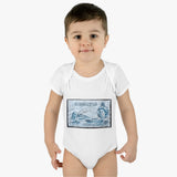 Gibraltar Stamp Baby Onesie