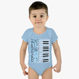 Piano Player Baby Onesie