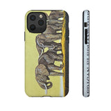 Elephant Herd Tough Phone Case