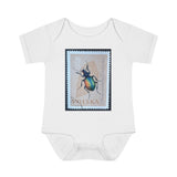 Beetle Stamp Baby Onesie