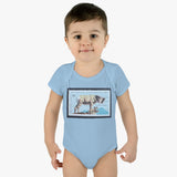 Bighorn Sheep Stamp Baby Onesie