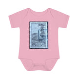 Great Smokey Mountains Stamp Baby Onesie