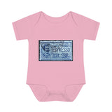 Espresso Blue Baby Onesie