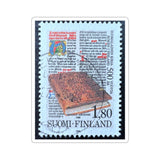 Book Lover - Finland Stamp Sticker