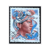 Artistic Face Stamp Sticker