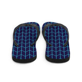 Geo Lines Print Flip Flops