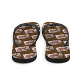 Camel Stamp Flip Flops