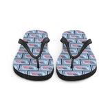 American Flag Stamp Flip Flops