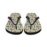 Cardinal Bird Flip Flops