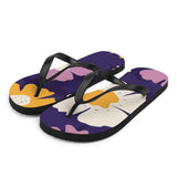 Flower Print Flip Flops