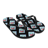 Mushroom Red 2 Flip Flops