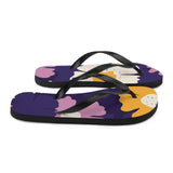 Flower Print Flip Flops
