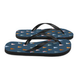 Spruce Tree Print Flip Flops