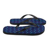 Geo Lines Print Flip Flops