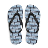 Piano Keys Flip Flops