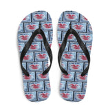 Air Mail Stamp Flip Flops