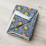 Yellow Rose Stamp Blanket