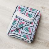 Cactus Plant Stamp Blanket